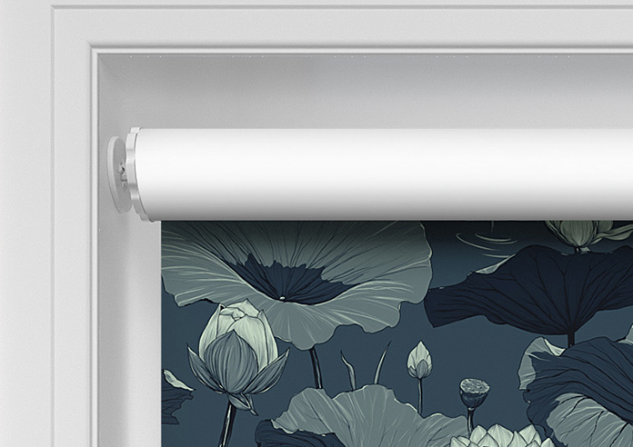 Lotus, Denim - Twist&Fit Roller Blind - Image 10